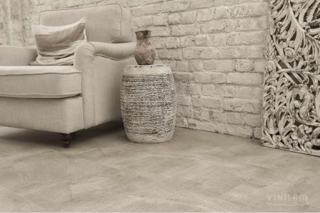Кварцвиниловая плитка CERAMO VINILAM XXL STONE GLUE Бетонная Смесь 61603